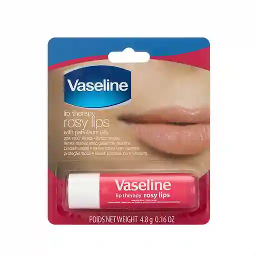 Bálsamo Labial Vaseline Lip Therapy Rosa 4,8 Gr