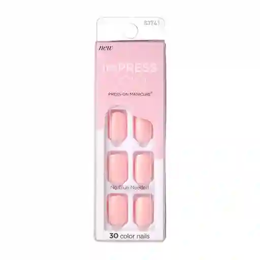 Uñas Impress Kiss Color Pick Me Pink