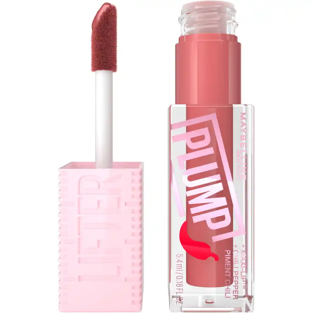 Brillo Labial Maybelline Lifter Plump Peach Fever N°005