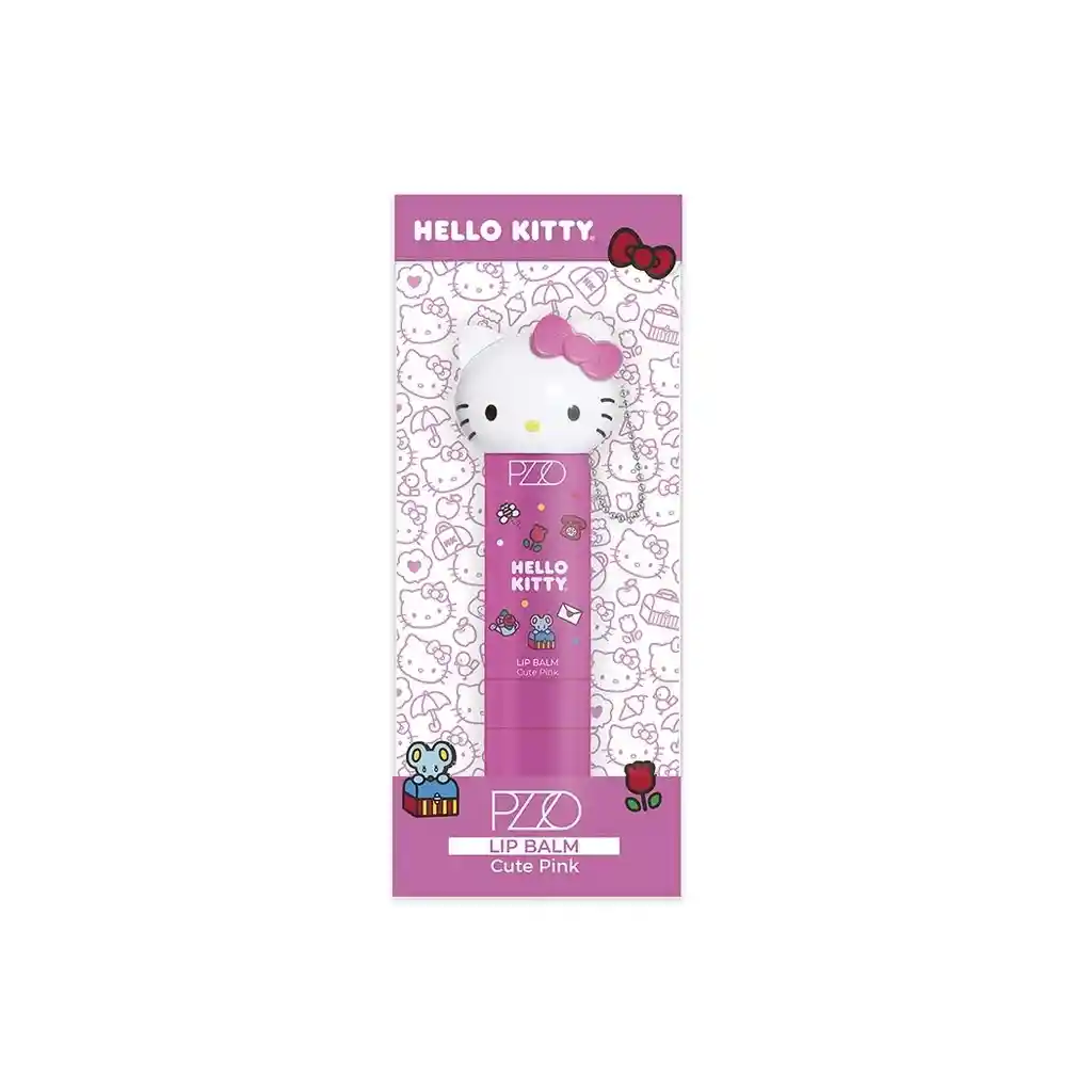 Bálsamo Labial Petrizzio Hello Kitty Cute Pink