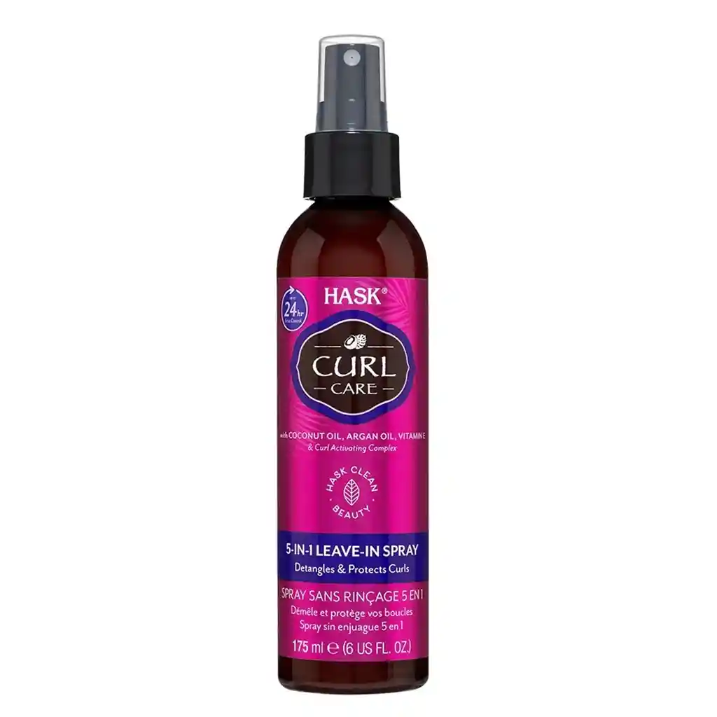 Spray Sin Enjuague Hask 5 En 1 Curl 175 Ml