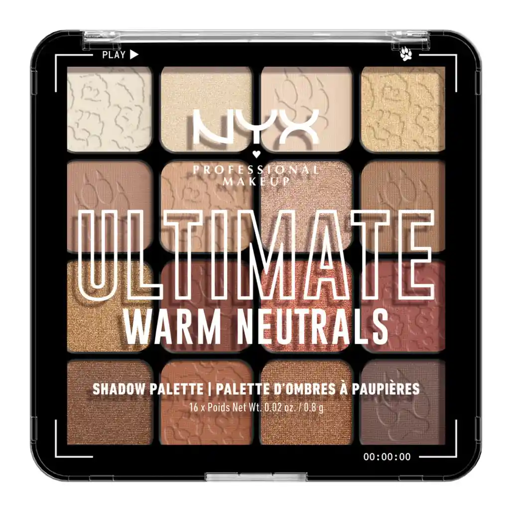 Paleta De Sombras Nyx Professional Makeup Ultimate Warm Neutrals