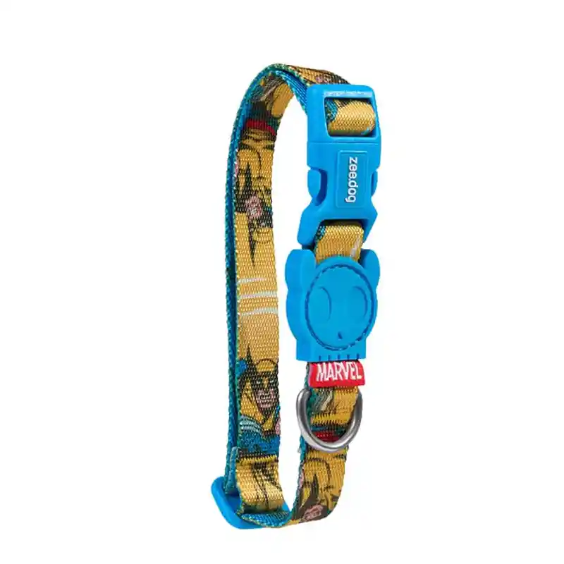 Zee Dog - Collar Marvel Wolverine Perros Xs (edicion Especial) Cuello 23-33 Cm