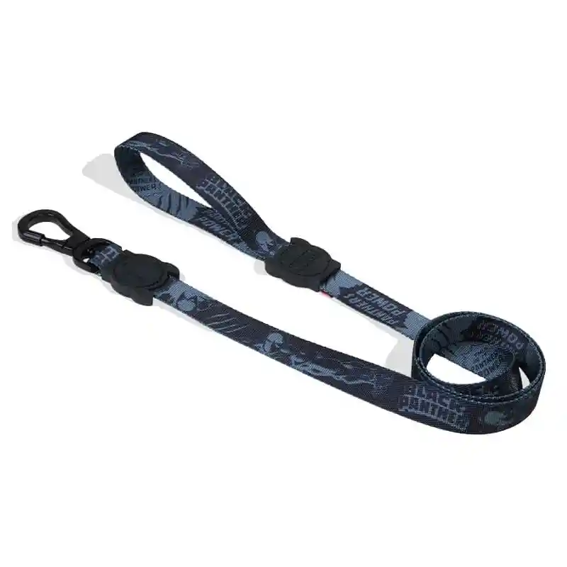 Zee Dog - Leash (correa) Marvel Black Panther Perros Xs (edicion Especial) 1 * 120 Cm