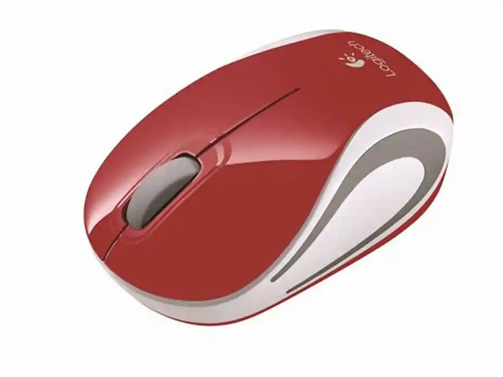 Mouse Inalambrico M187 Rojo De 2,4ghz