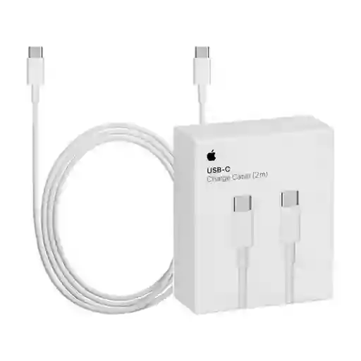 Cable De Carga Para Iphone 16 Pro De 2 Metros Certificado De Usb C A Usb C