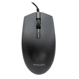 Mouse Usb Alámbrico Philco Negro