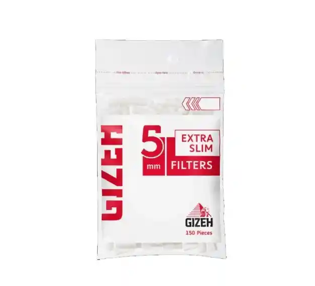 Filtros Gizeh Extra Slim 5 Mm 150 Piezas