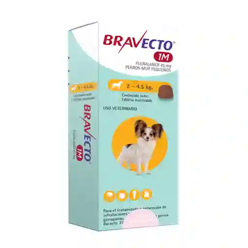 Bravecto 2-4,5 Kg 1mes