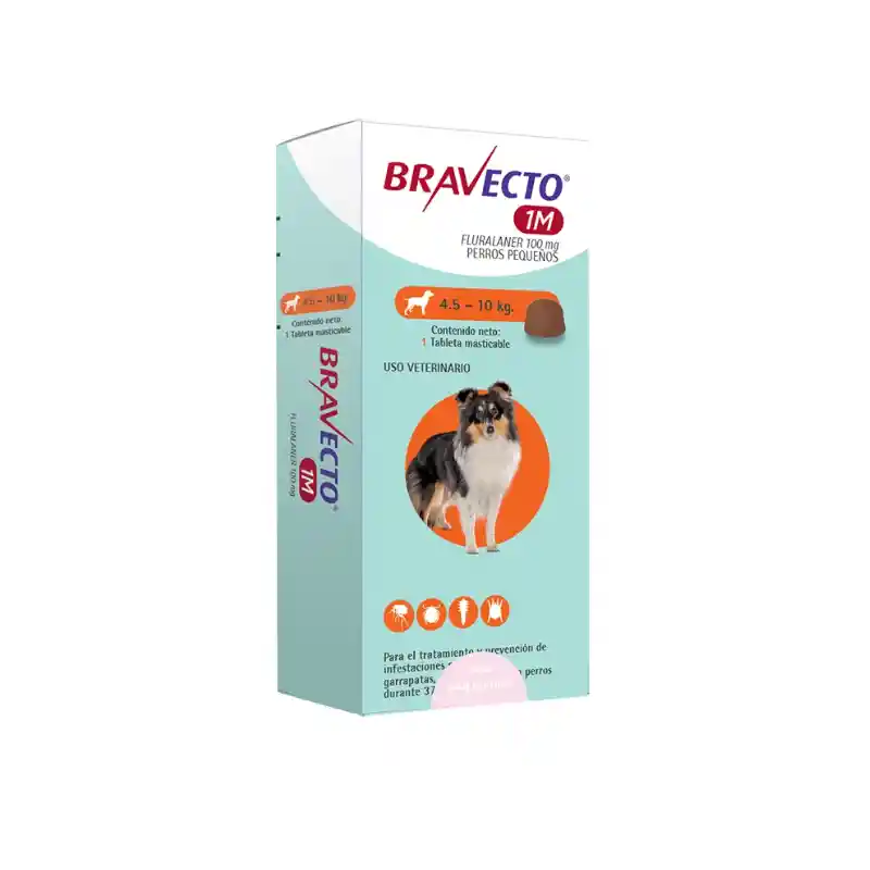 Bravecto 4,5 - 10kg 1mes