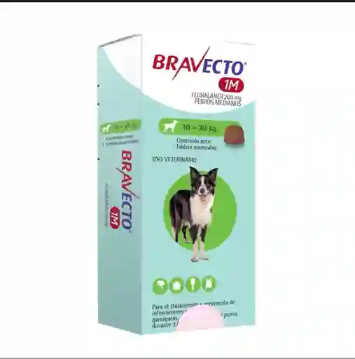 Bravecto 10-20 Kg 1mes	