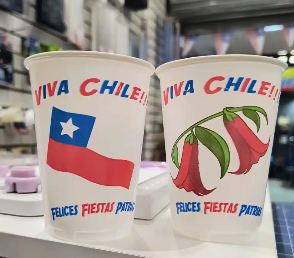 Vasos Desechables 300cc Felices Fiestas Pack De 10 Unidades