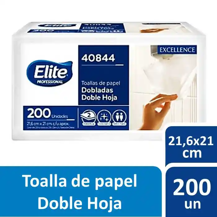 Toalla De Papel Elite Interfoliadas 200un