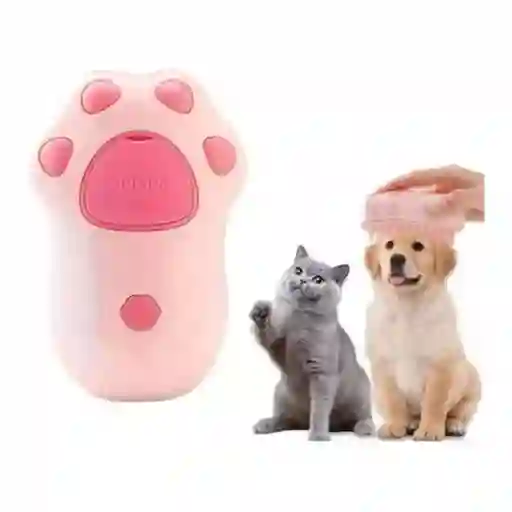 Buen Amigo - Pet Petspa Cepillo Para Mascotas ( Diseño Patitas) Con Rociador Recargable (79592)