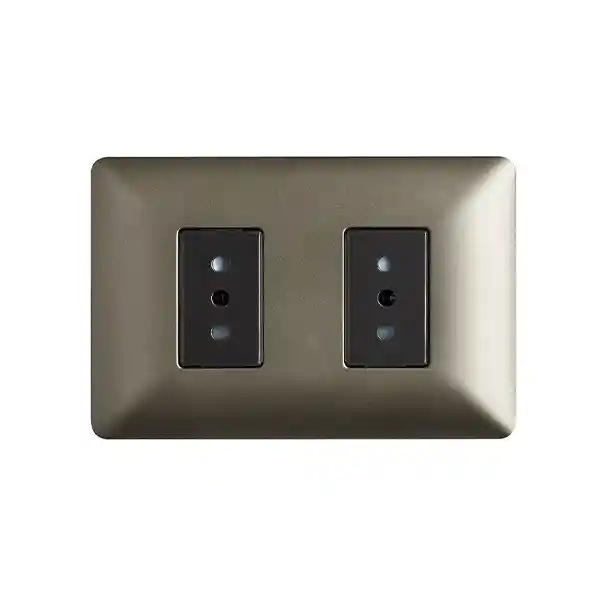 Enchufe Doble 10a 250v Stanford Café