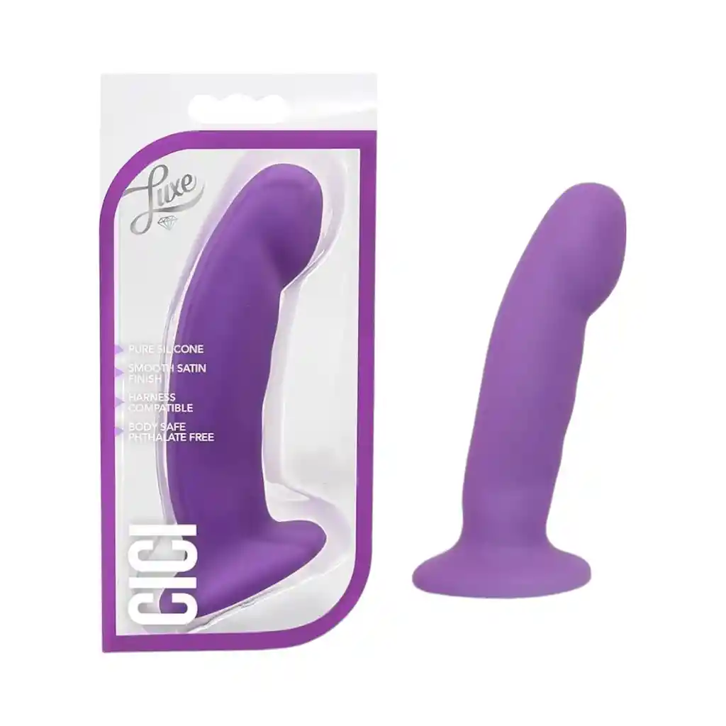 Consolador Luxe Cici Púrpura Blush