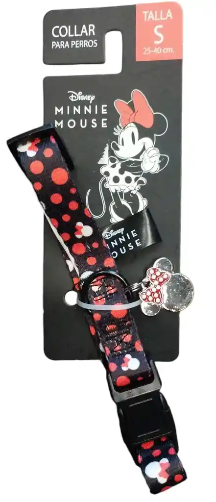 Disney Minnie Mouse Collar Para Perros Talla S (25-40 Cm)