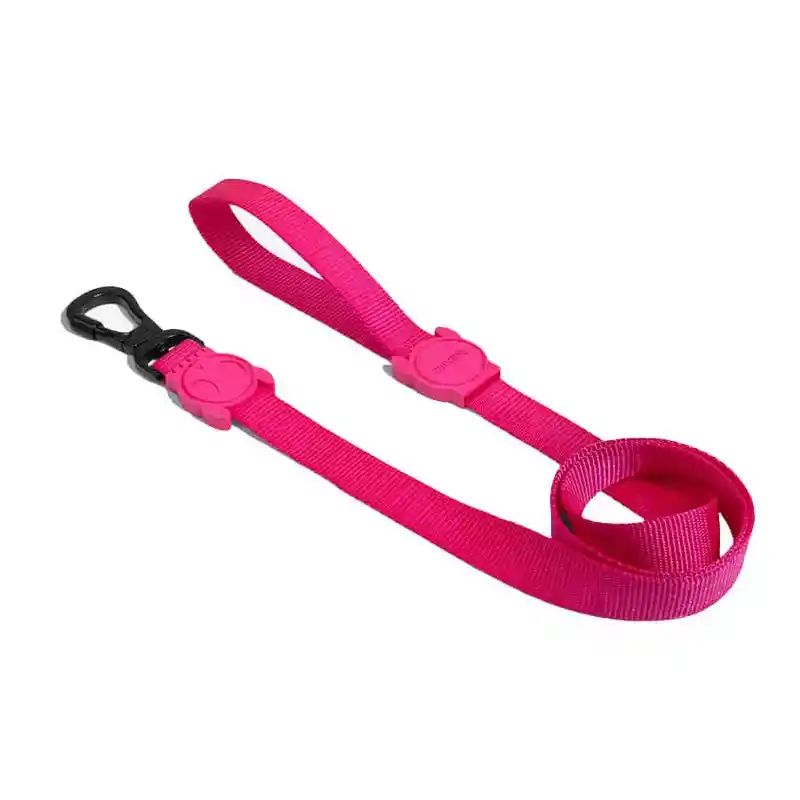 Correa Perro Zeedog Pink Led Large