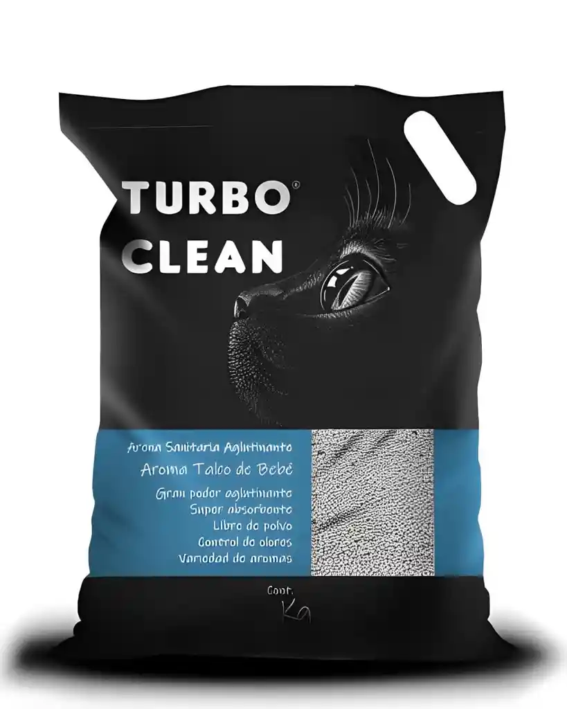 Turbo Clean Aroma Talco Bebé 4 Kg