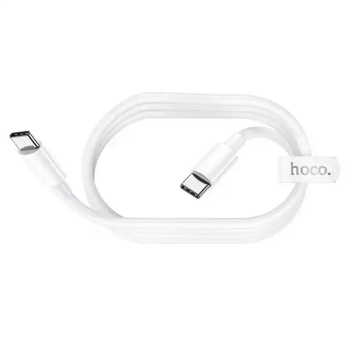 Cable Hoco X51 Data Tipo C A Tipo C 100w 2m Blanco