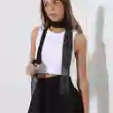 Bufanda Delgada Lurex Negra Mujer