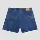 Short Bolsillos Pocket Azul 38 Mujer