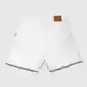 Short Básico Tachas Blanco 42 Mujer