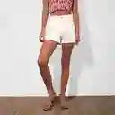 Short Básico Tachas Blanco 38 Mujer
