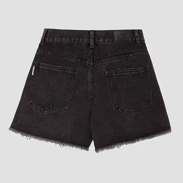 Short Básico Tachas Negro 42 Mujer