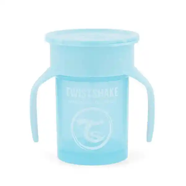 Vaso 360 Con Tapa Azul -twistshake