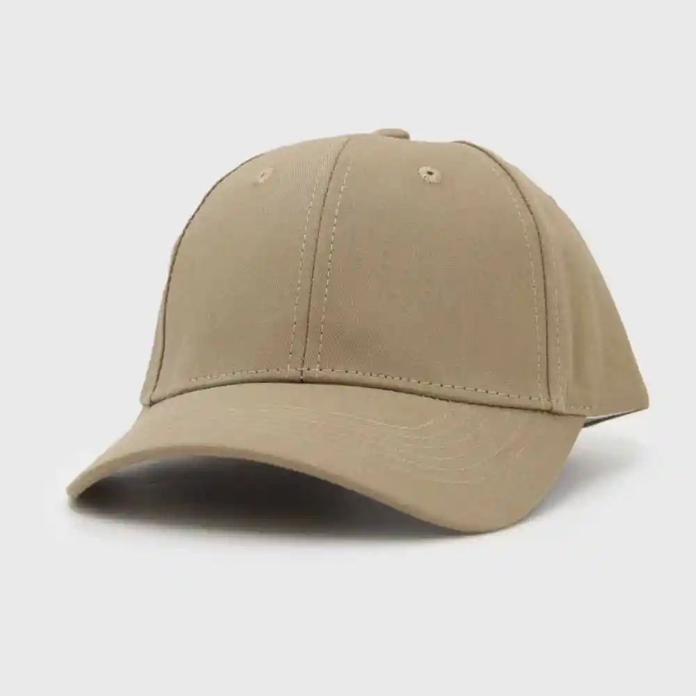 Gorra 6 Paneles Algodón Liso
