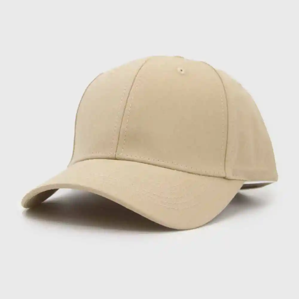 Gorra 6 Paneles Algodón Liso