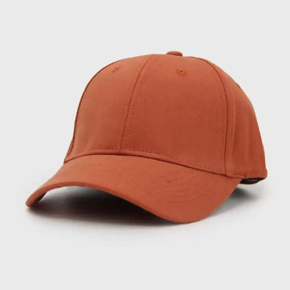 Gorra 6 Paneles Algodón Liso