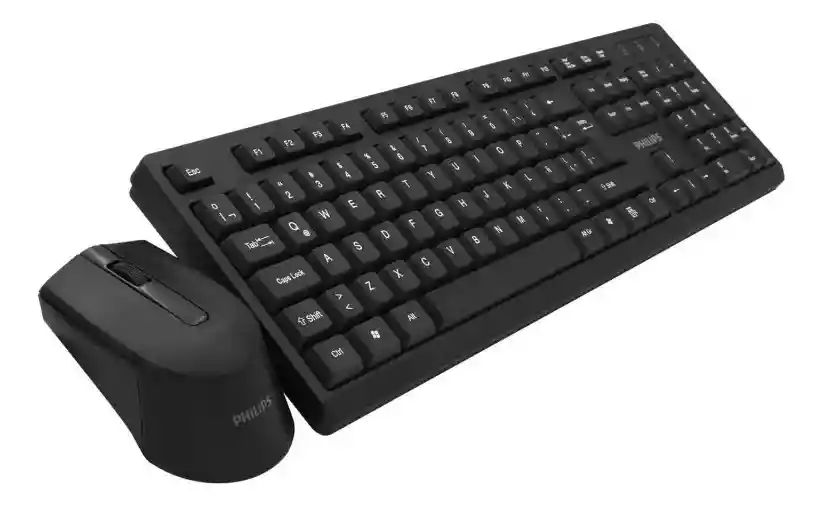 Kit Combo Teclado Y Mouse Inalámbrico Negro