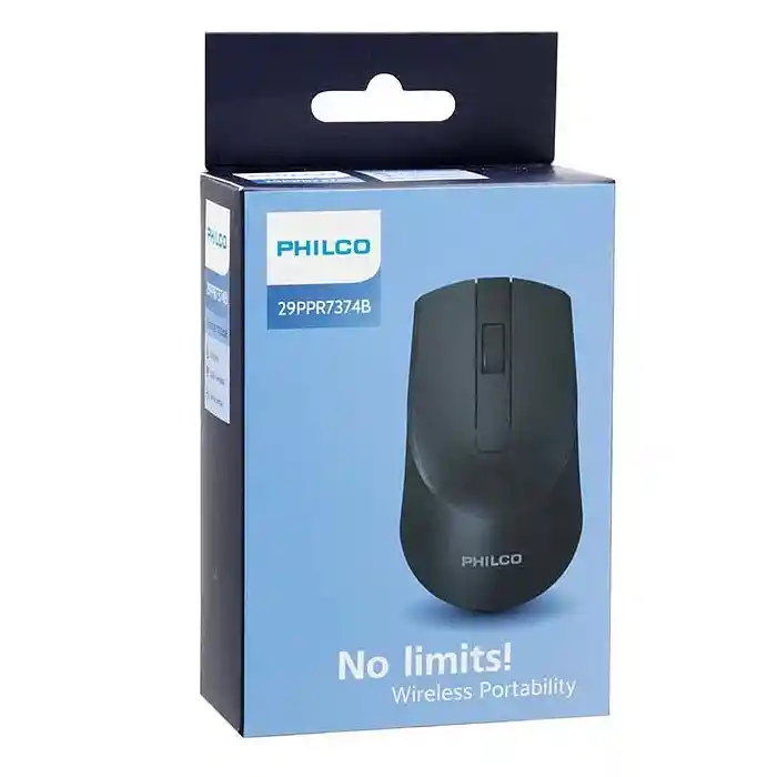 Mouse Inalambrico Philco Negro