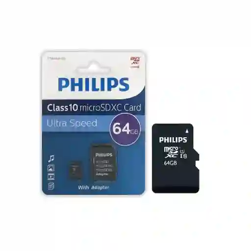 Memoria Micro Sd 64gb Philips