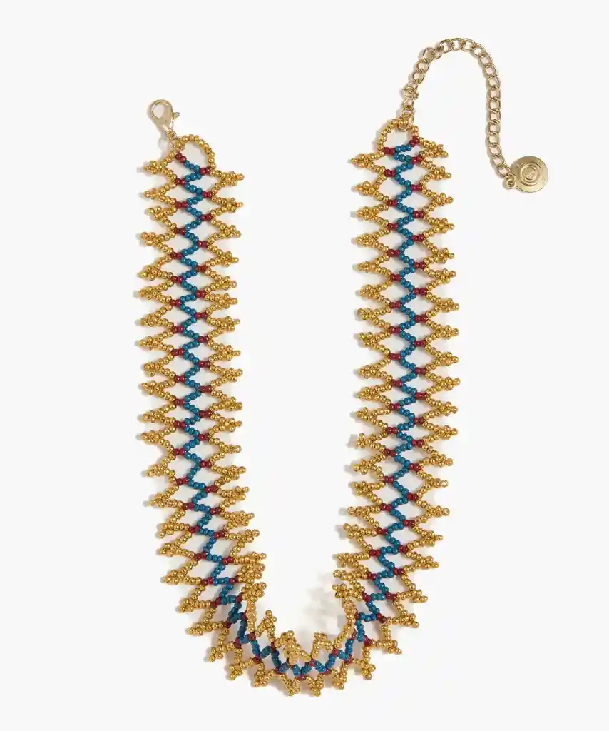 Collar Mujer Choker Azul