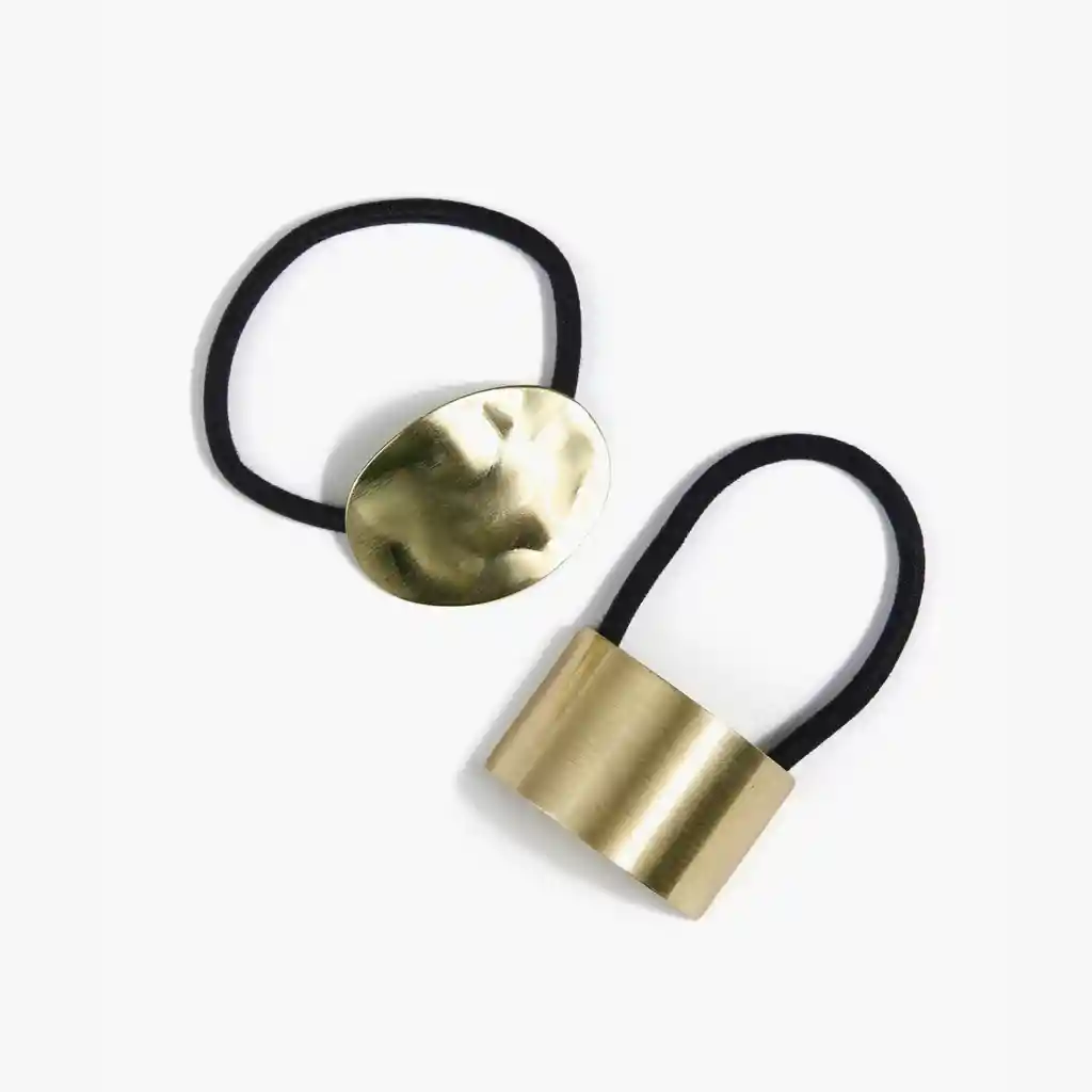 Set Collets Mujer Irregulares Dorado