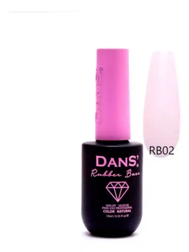 Base Rubber Rb02 Rosa Palido 10 Ml