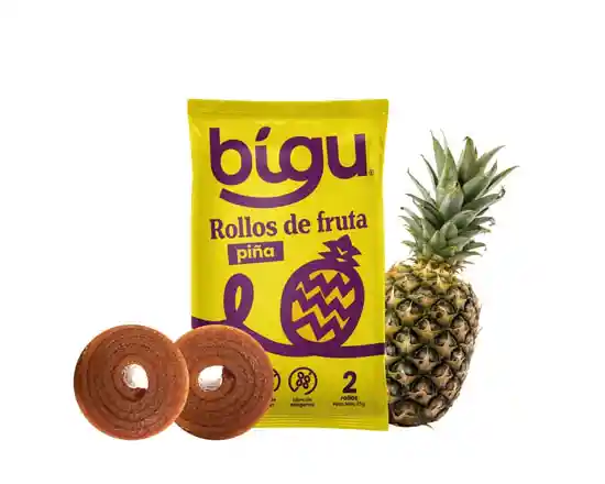 Bigu, Rollo De Fruta Piña Individual