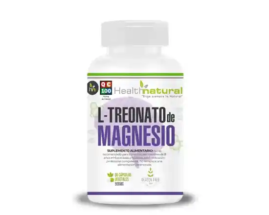 Health Natural, L-treonato De Magnesio 500mg