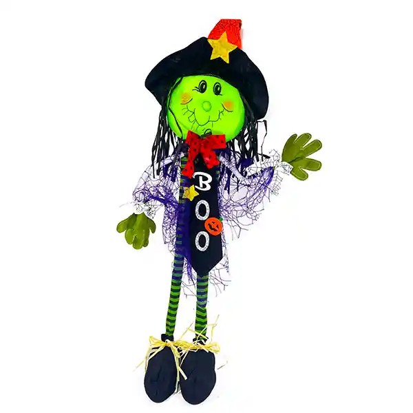 Deco Halloween 110 Cm Brujas Sombrero Estrella