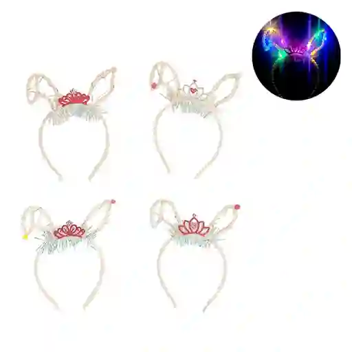 Cintillo Perlas Oreja Conejo