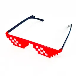 Lente Minecraft Rojo