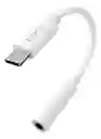 Adaptador De Audio Hoco Tipo C A Digital 3.5mm Blanco