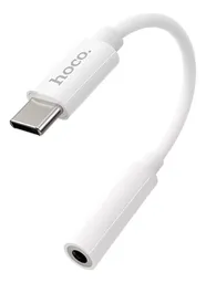 Adaptador De Audio Hoco Tipo C A Digital 3.5mm Blanco