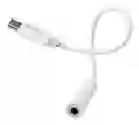 Adaptador De Audio Hoco Tipo C A Digital 3.5mm Blanco