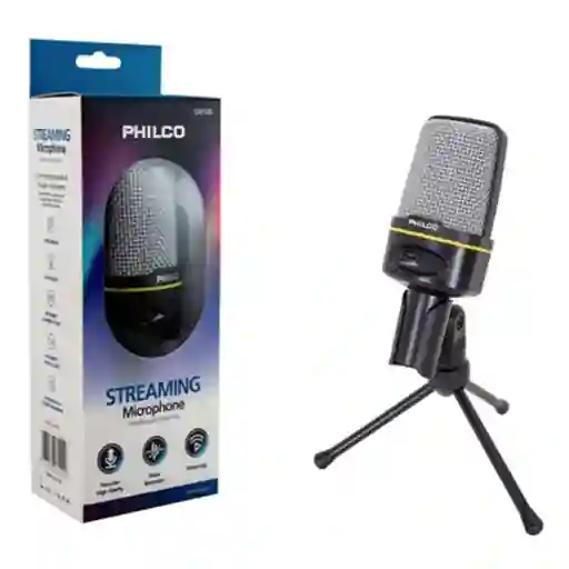 Micrófono Para Streaming 3.5mm Philco