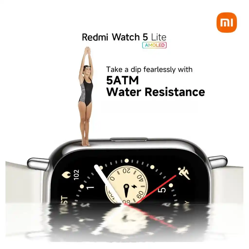 Xiaomi Redmi Watch 5 Lite Reloj Inteligente - Dorado Claro