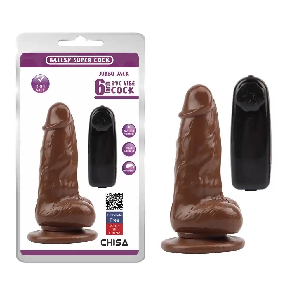 Dildo Vibrador A Control Jumbo Jack